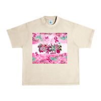 Sandshell Breast Cancer Teacher Urban Heavy Tee - NancyCooperArtShop
