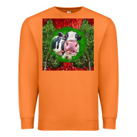 Carrot christmas holstein Premium Sweatshirt - LillyAllenDesigns