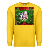 Lemon christmas holstein Premium Sweatshirt - LillyAllenDesigns