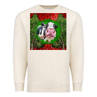 Sandshell christmas holstein Premium Sweatshirt - LillyAllenDesigns