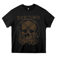 Black Seether Octoskull Heavy Core Tee - tuanDangUi