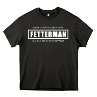 Asphalt John Fetterman, Vote Fetterman For Senate, Preside Heavy Core Tee - tuanDangUi