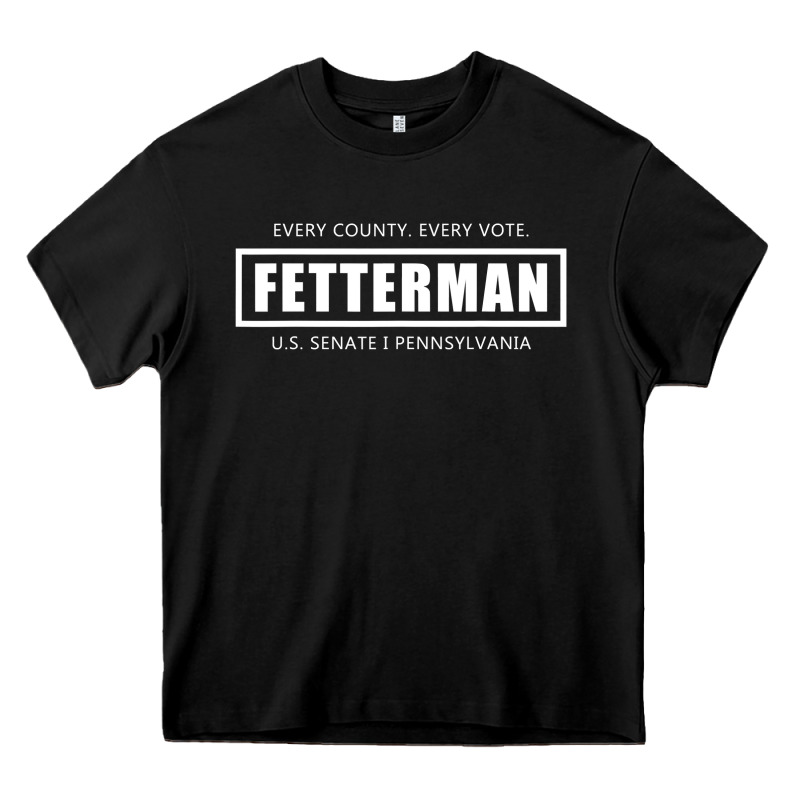 John Fetterman, Vote Fetterman For Senate, Preside Heavy Core Tee by tuanDangUi | Teevron