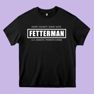 John Fetterman, Vote Fetterman For Senate, Preside Heavy Core Tee Designed By Tuandangui