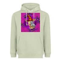 Matcha Halloween Saanen Goat Heavyweight Hoodie - LillyAllenDesigns