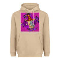 Mushroom Halloween Saanen Goat Heavyweight Hoodie - LillyAllenDesigns