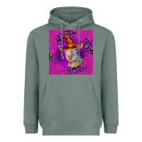 Sage Halloween Saanen Goat Heavyweight Hoodie - LillyAllenDesigns