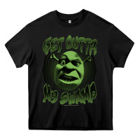 Black Shrek Get Outta My Swamp Heavy Core Tee - tuanDangUi