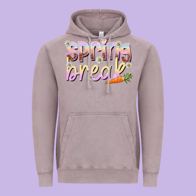 Spring Break Vintage Hoodie Designed By Nancycooperartshop