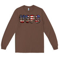 Chestnut usps 4th of july Long Sleeve Tee - CowGirlArtShop