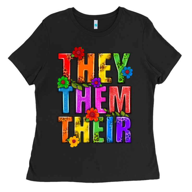 They Them Their Pride Lgbtq Ladies Tee by BundleAndBundleShop | Teevron