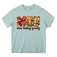 Arona funny thanksgiving wine turkey family Heavy Core Tee - MaliasSmallBusiness