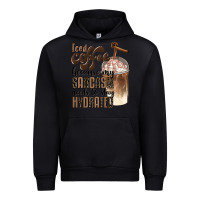 Black iced coffee because my sarcasm needs to stay hydrated Urban Hoodie - BarkalooDesign
