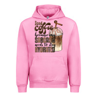 Fuchsia Pink iced coffee because my sarcasm needs to stay hydrated Urban Hoodie - BarkalooDesign
