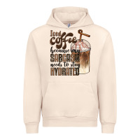 Sandshell iced coffee because my sarcasm needs to stay hydrated Urban Hoodie - BarkalooDesign