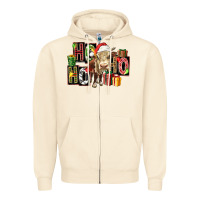 Sandshell ho ho ho heifer Zipper Hoodie - FaDigitalArtStudio