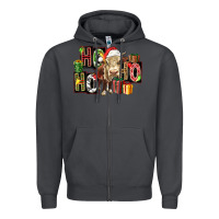 Smoke ho ho ho heifer Zipper Hoodie - FaDigitalArtStudio