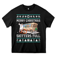 Black merry christmas shitters full Heavy Core Tee - tuanDangUi