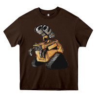 Chocolate Brown wall e Heavy Core Tee - tuanDangUi