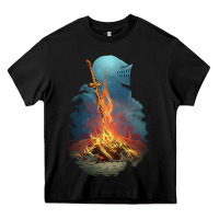 Black Limited Edition Dark Souls Heavy Core Tee - tuanDangUi
