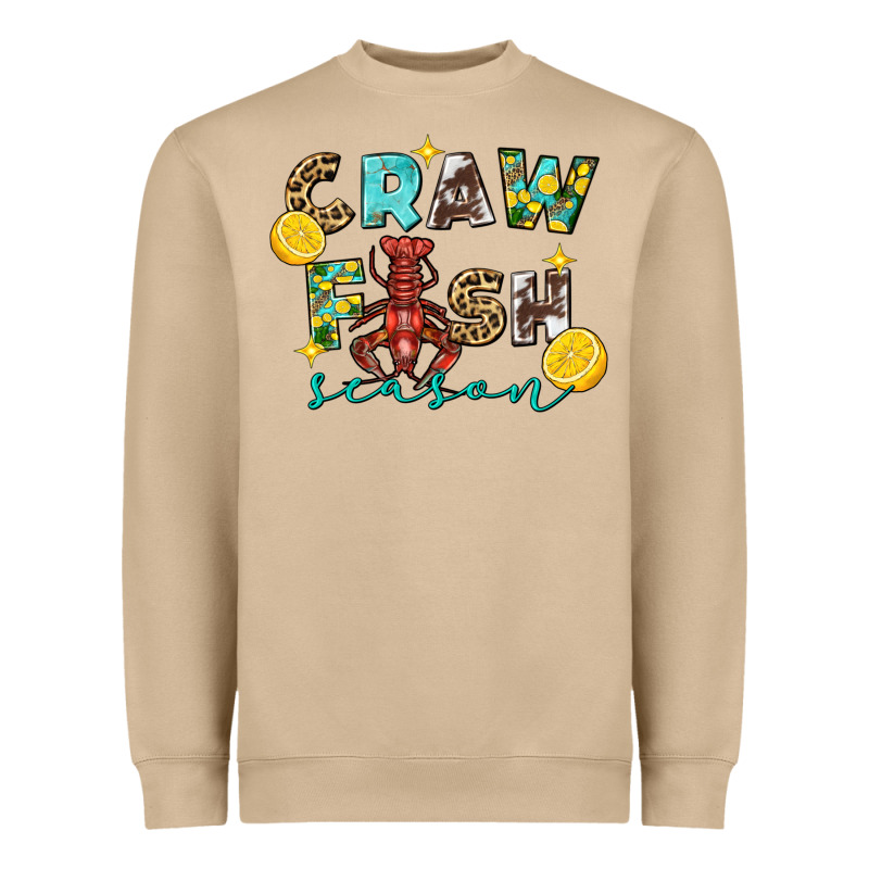 Crawfish Season Heavyweight Sweatshirt by FaDigitalArtStudio | Teevron