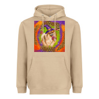 Halloween Pomeranian Dog Heavyweight Hoodie | Teevron