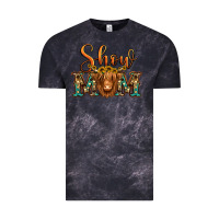Cloud Black show mom long haired cow Vintage Tee - Jasminsmagicworld