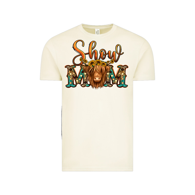 Show Mom Long Haired Cow Vintage Tee by Jasminsmagicworld | Teevron
