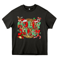 Asphalt holly jolly christmas Heavy Core Tee - MaliasSmallBusiness
