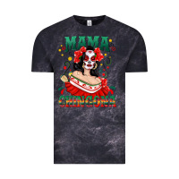 Cloud Black Mama Chingona Skull Vintage Tee - texasbilliewilder