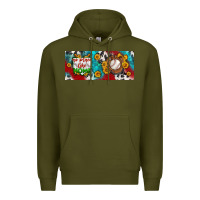 Army Green no place like home baseball Premium Hoodie - BundleAndBundleShop