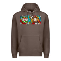 Coffee no place like home baseball Premium Hoodie - BundleAndBundleShop