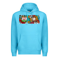 Ocean Blue no place like home baseball Premium Hoodie - BundleAndBundleShop