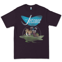 Plum The Jetsons Ship Premium Tee - tuanDangUi