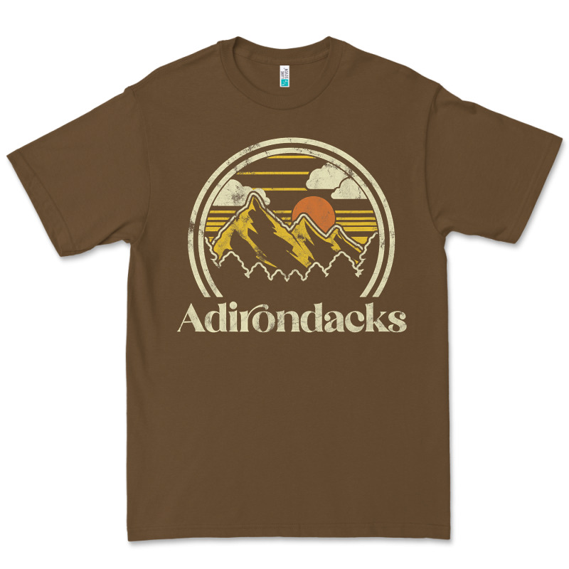 Adirondacks Mountains New York Vintage Hiking Camp Premium Tee by tuanDangUi | Teevron
