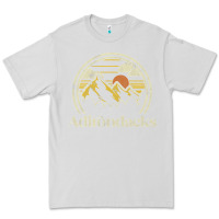 Dove Grey Adirondacks Mountains New York Vintage Hiking Camp Premium Tee - tuanDangUi