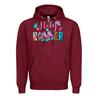 Burgundy holy roller Zipper Hoodie - BundleAndBundleShop