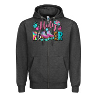 Charcoal Heather holy roller Zipper Hoodie - BundleAndBundleShop