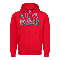 Red holy roller Zipper Hoodie - BundleAndBundleShop