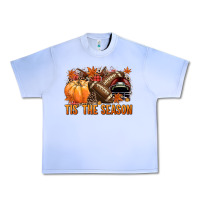 Tis' The Season Football And Maroon Helmet Urban Heavy Tee | Teevron