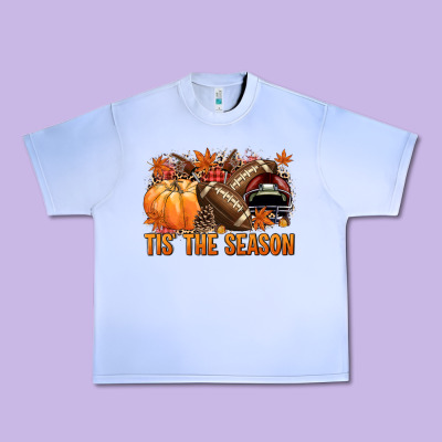 Tis' The Season Football And Maroon Helmet Urban Heavy Tee Designed By Nancycooperartshop