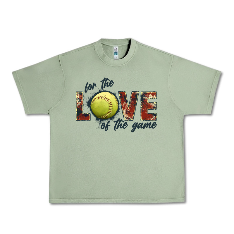 Softball Love Of The Game Urban Heavy Tee by JahusDesignShop | Teevron