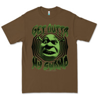 Cacao Shrek Get Outta My Swamp Premium Tee - tuanDangUi