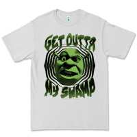 Dove Grey Shrek Get Outta My Swamp Premium Tee - tuanDangUi