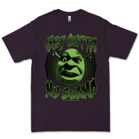 Plum Shrek Get Outta My Swamp Premium Tee - tuanDangUi
