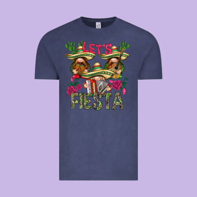 Let's Fiesta With Gnomes Vintage Tee Designed By Nancycooperartshop
