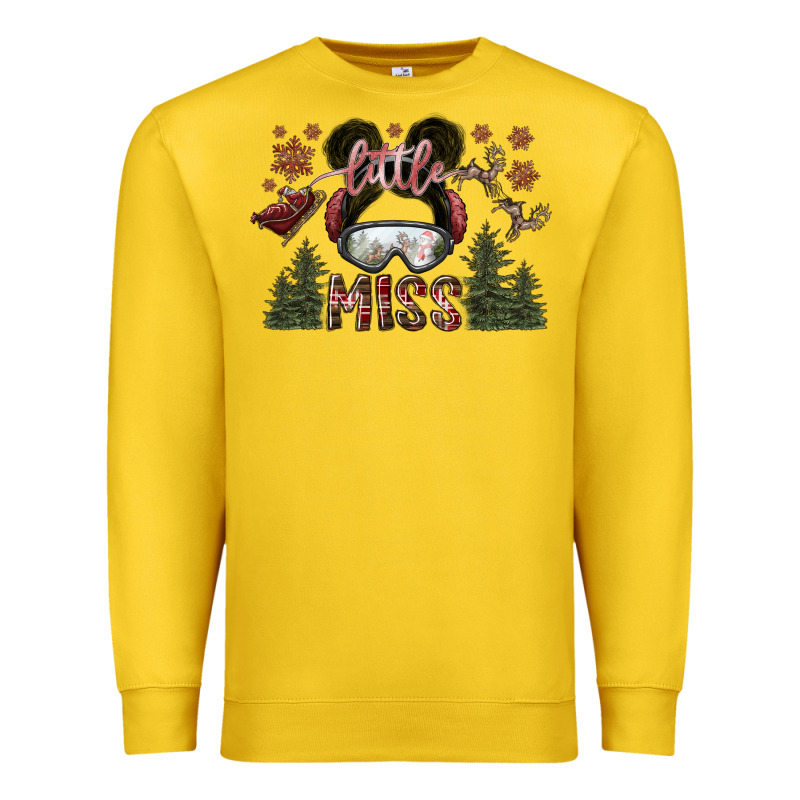 Little Miss Premium Sweatshirt by SublimationCraftShop | Teevron
