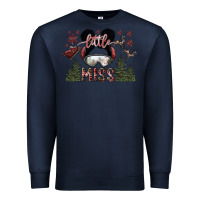 Navy little miss Premium Sweatshirt - SublimationCraftShop