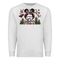 Oatmeal Heather little miss Premium Sweatshirt - SublimationCraftShop