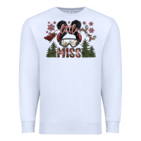White little miss Premium Sweatshirt - SublimationCraftShop